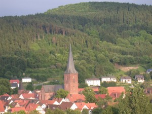 Lügde, eine mittelterliche historische Fachwerkstadt